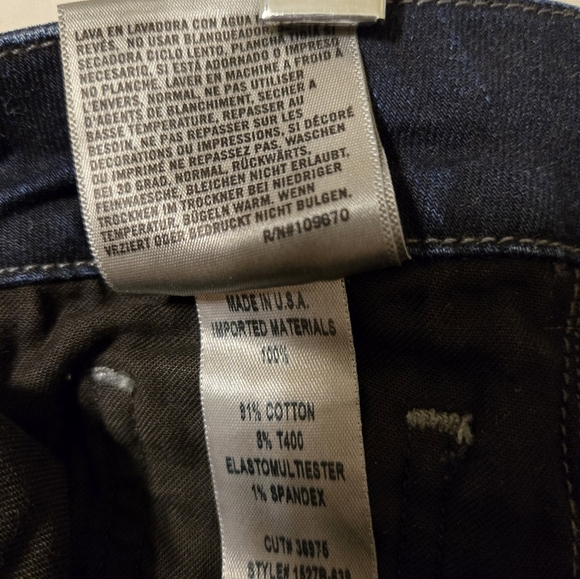 Citizens Of Humanity Ariette Mid Rise Slim Dark Wash Jeans Size 28 - Picture 6 of 6